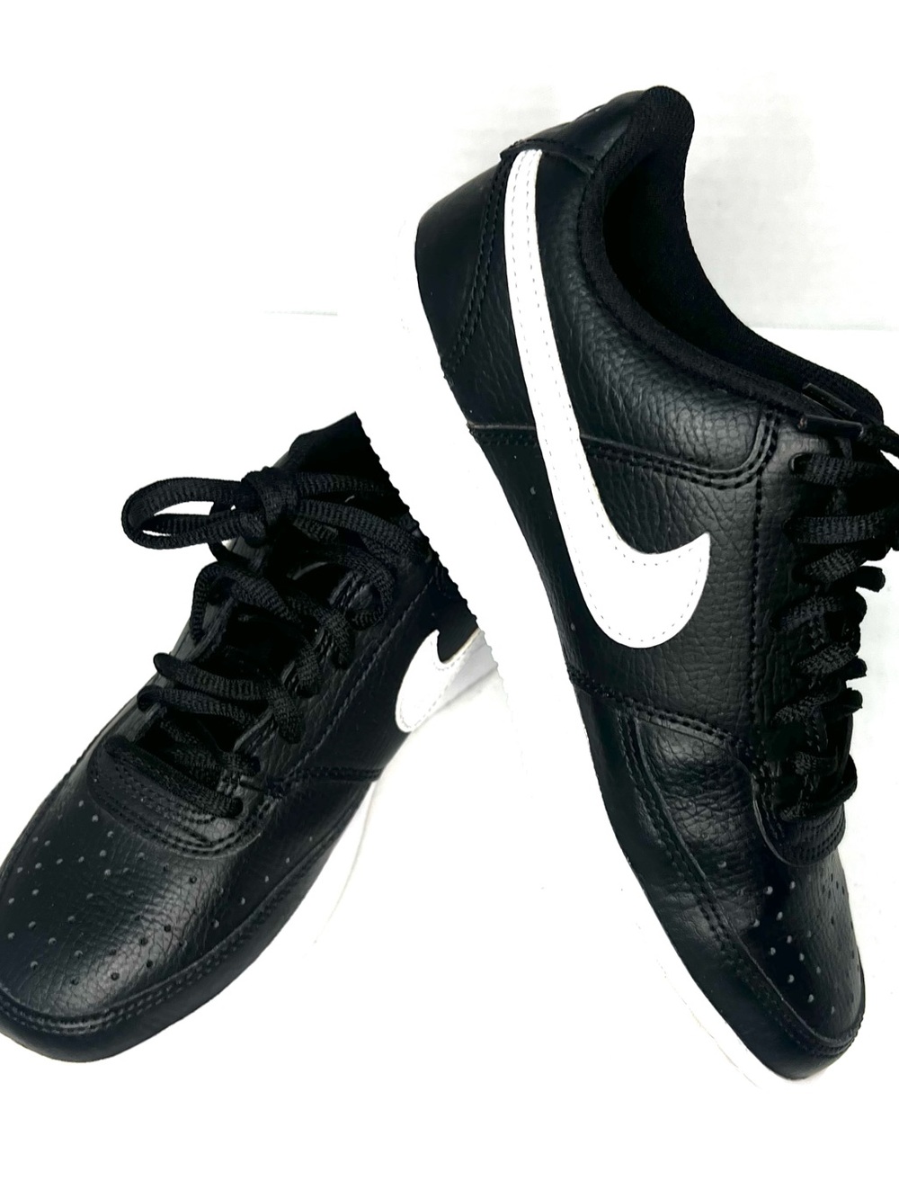 Nike Black Sneakers with White Swoosh